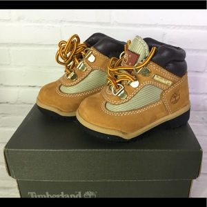 Timberland Toddler Boys Size 4 Field Boots Wheat